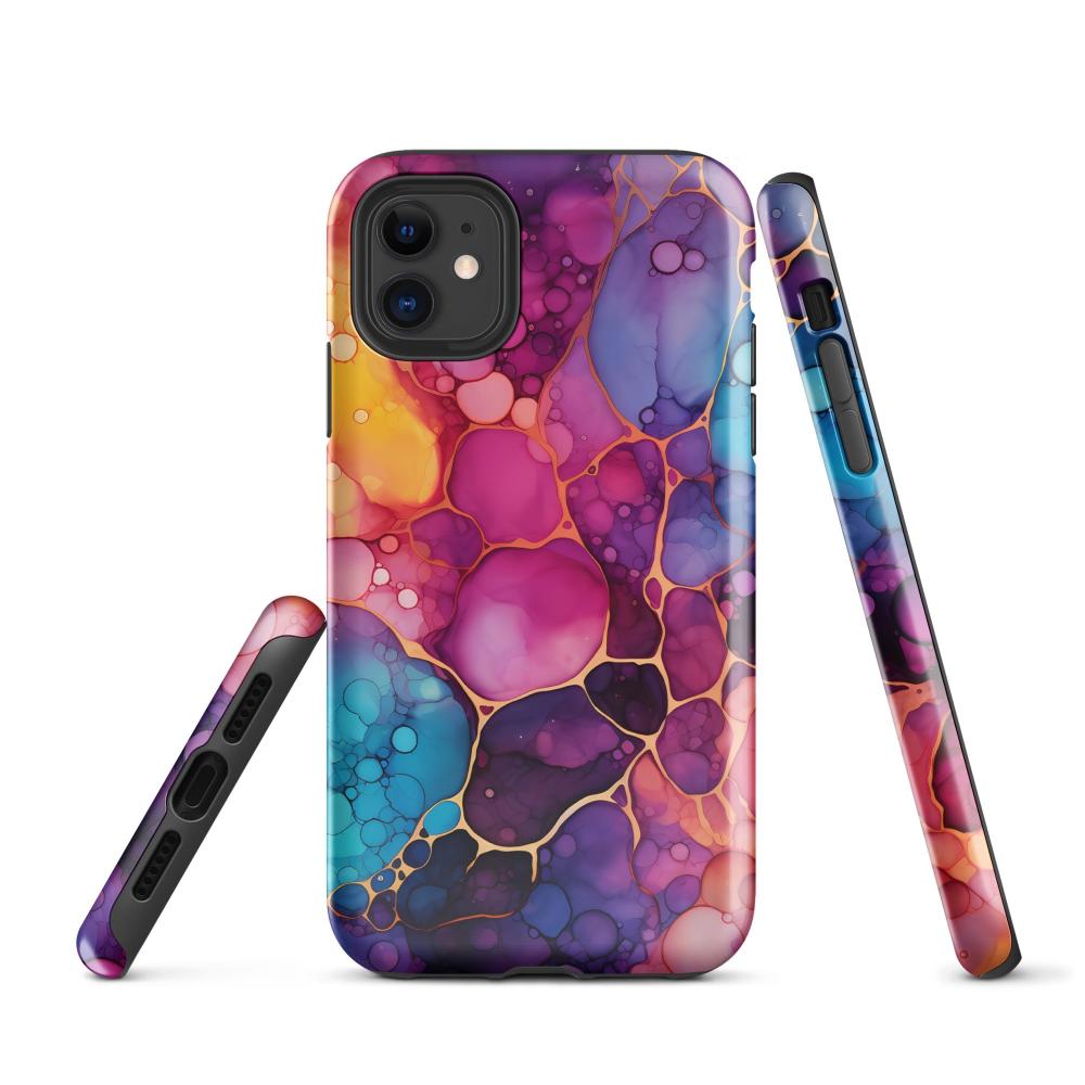 Liquid Crystals iPhone 11 Tough Case 1 - Glossy - https://ascensionemporium.net