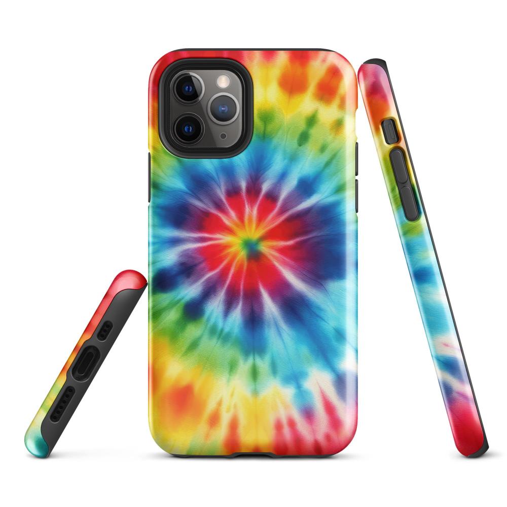 Tie Dye iPhone 11 Pro Tough Case - Glossy Finish - https://ascensionemporium.net