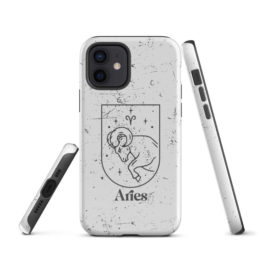 Aries Zodiac iPhone 12 Tough Case - Glossy Finish - https://ascensionemporium.net