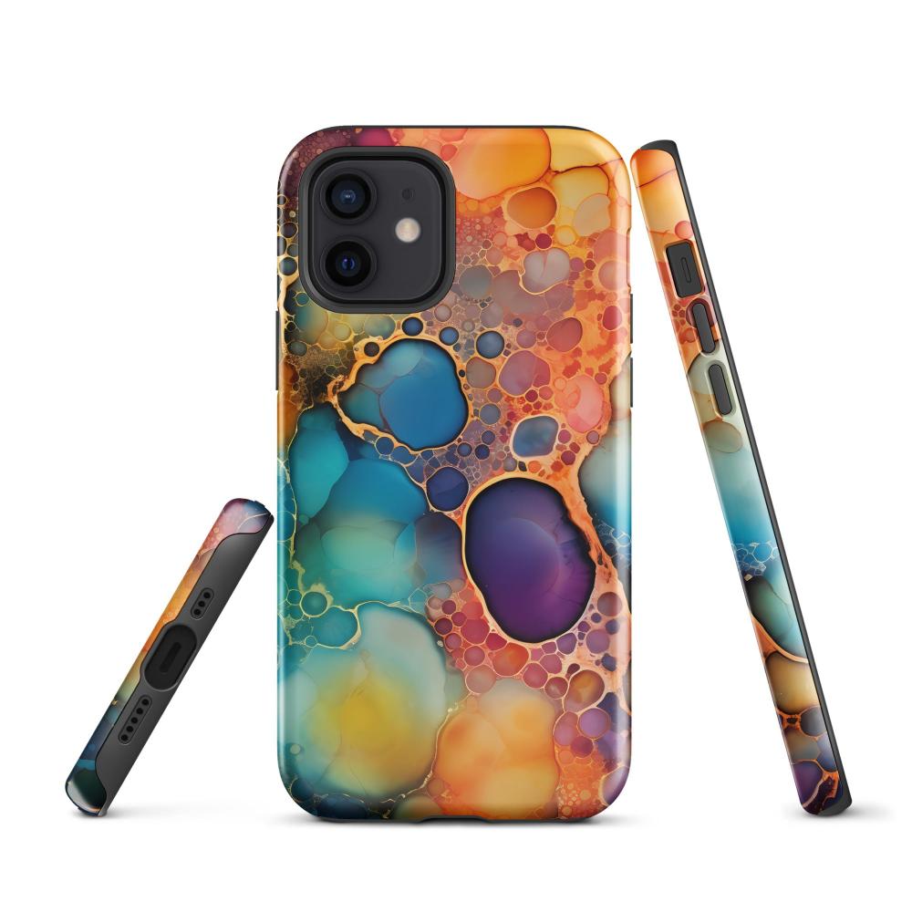 Liquid Crystals iPhone 12 Tough Case 2 - Glossy - https://ascensionemporium.net