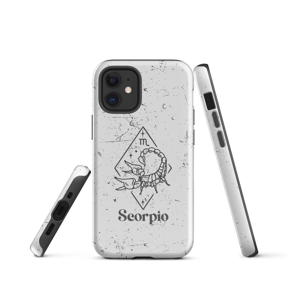 Scorpio Zodiac iPhone 12 mini Tough Case - Glossy Finish - https://ascensionemporium.net