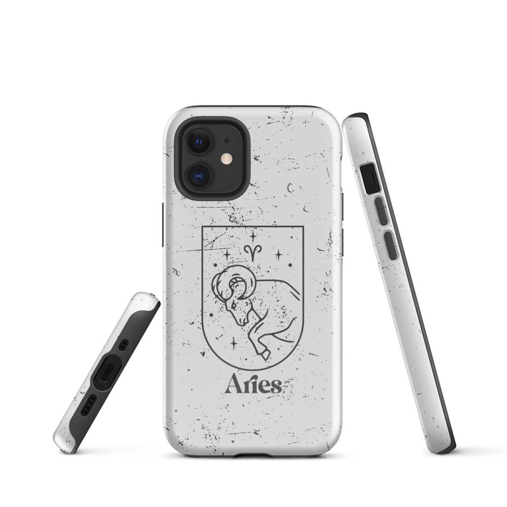 Aries Zodiac iPhone 12 mini Tough Case - Glossy Finish - https://ascensionemporium.net