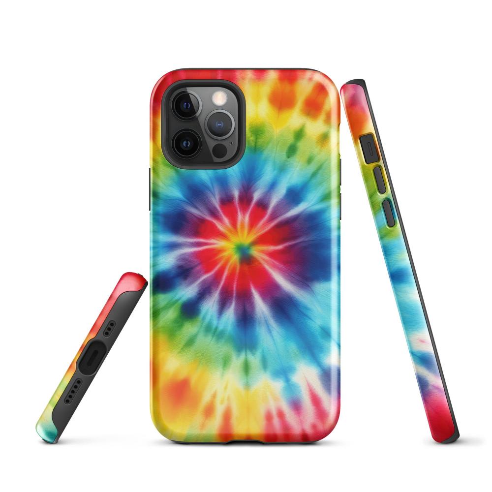 Tie Dye iPhone 12 Pro Tough Case - Glossy Finish - https://ascensionemporium.net