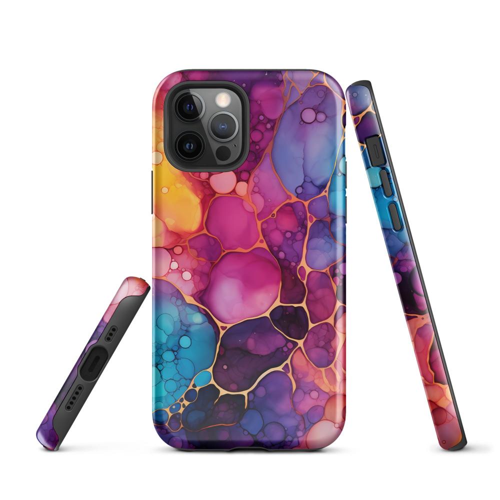 Liquid Crystals iPhone 12 Pro Tough Case 1 - Glossy - https://ascensionemporium.net