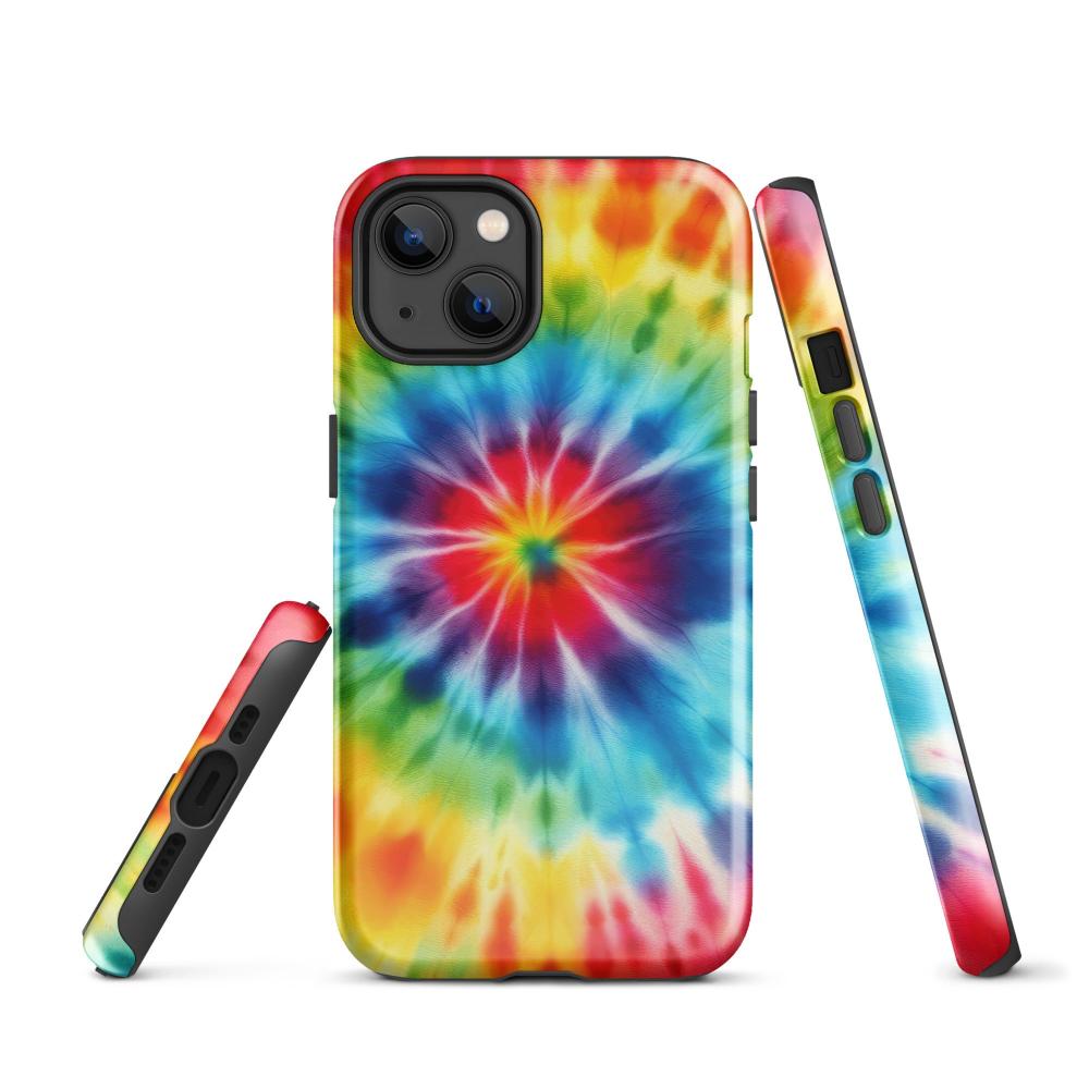 Tie Dye iPhone 13 Tough Case - Glossy Finish - https://ascensionemporium.net