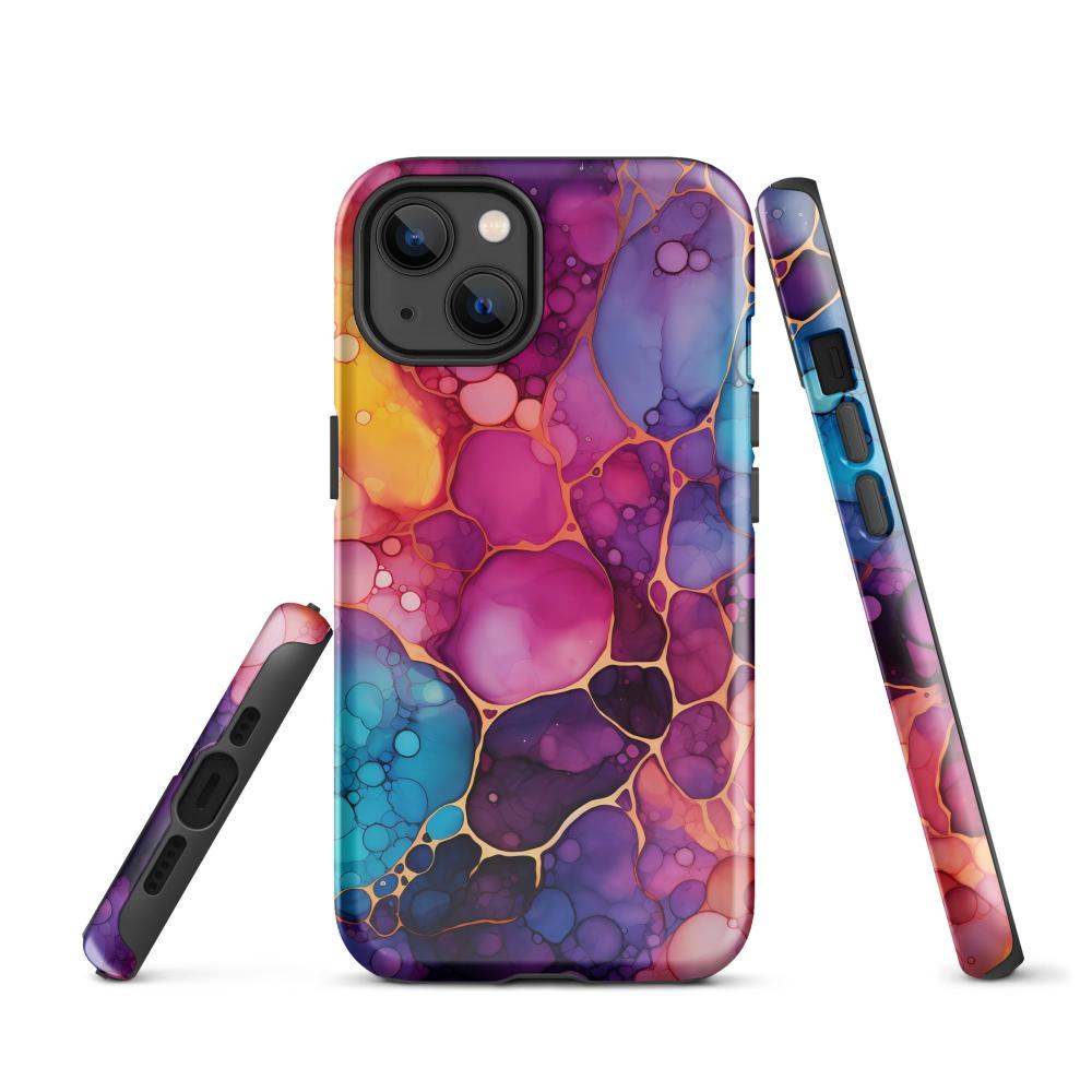 Liquid Crystals iPhone 13 Tough Case 1 - Glossy - https://ascensionemporium.net