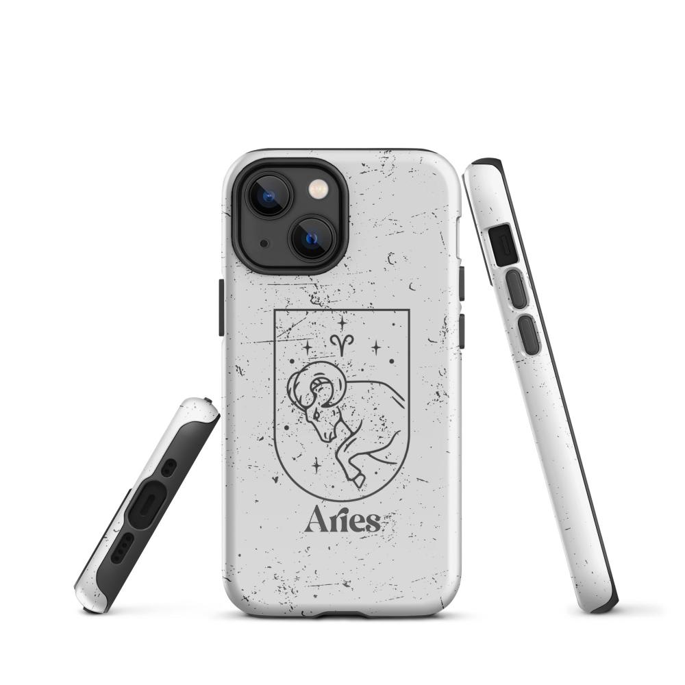 Aries Zodiac iPhone 13 mini Tough Case - Glossy Finish - https://ascensionemporium.net