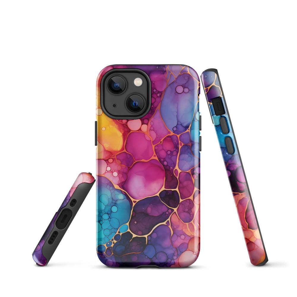 Liquid Crystals iPhone 13 mini Tough Case 1 - Glossy - https://ascensionemporium.net