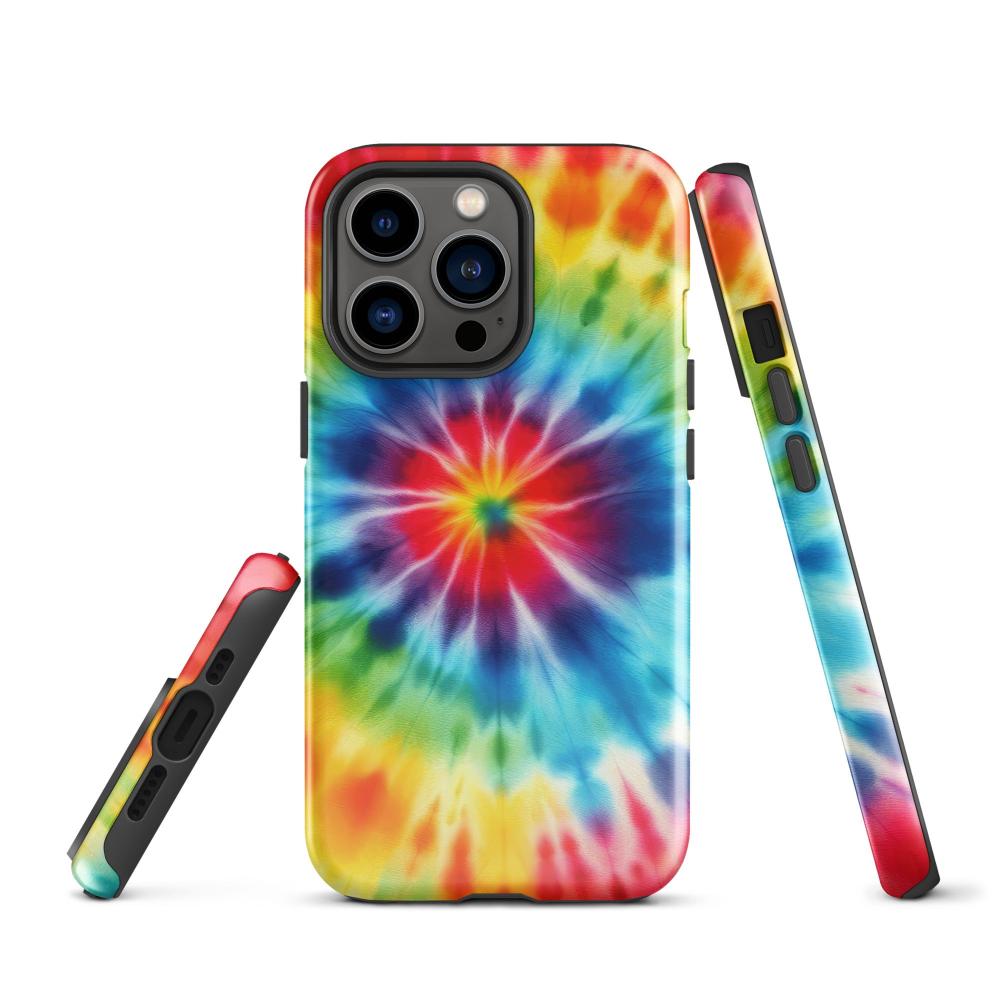 Tie Dye iPhone 13 Pro Tough Case - Glossy Finish - https://ascensionemporium.net