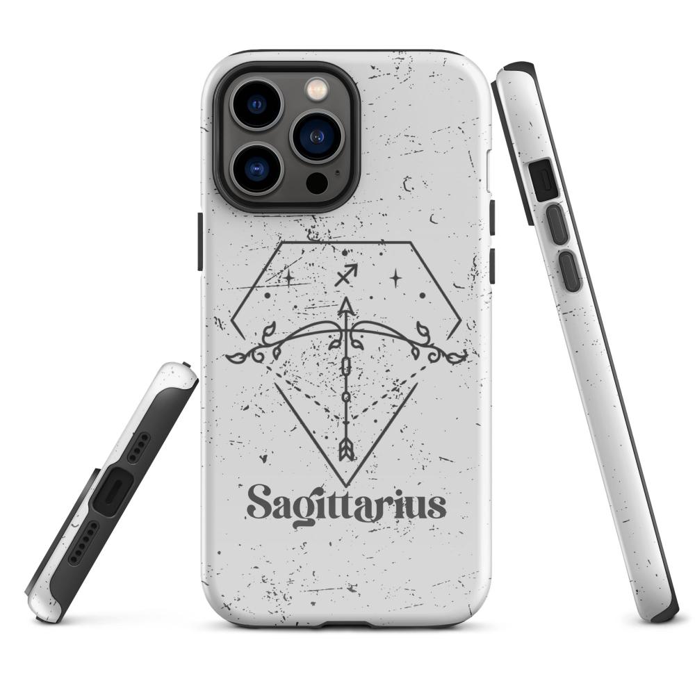 Sagittarius Zodiac iPhone 13 Pro Max Tough Case - Glossy Finish - https://ascensionemporium.net