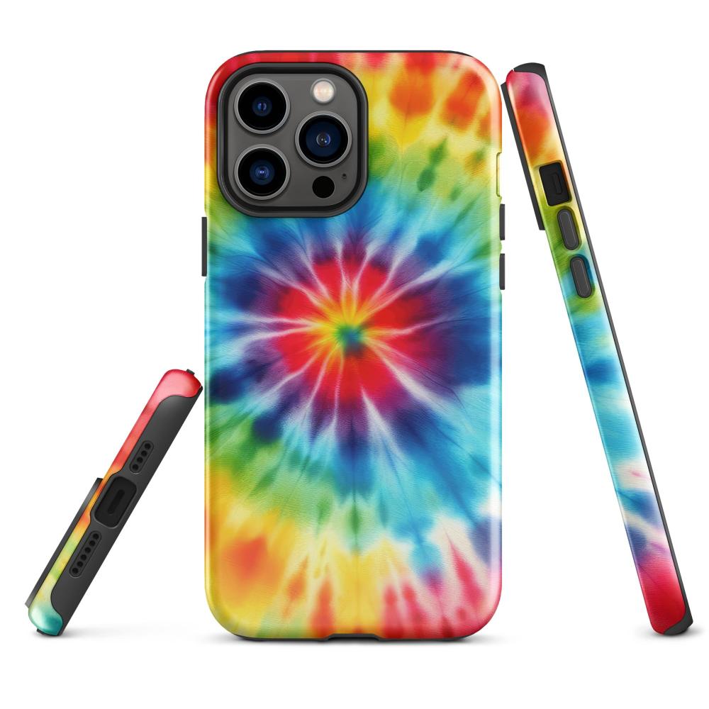 Tie Dye iPhone 13 Pro Max Tough Case - Glossy Finish - https://ascensionemporium.net