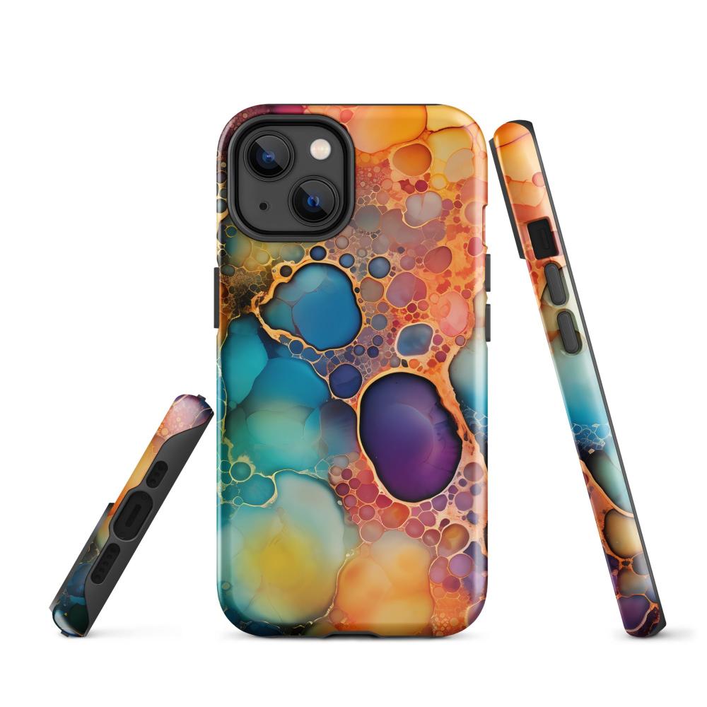 Liquid Crystals iPhone 14 Tough Case 2 - Glossy - https://ascensionemporium.net