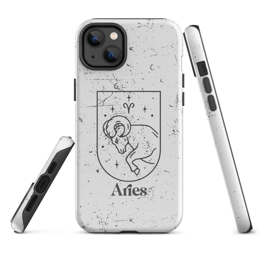 Aries Zodiac iPhone 14 Plus Tough Case - Glossy Finish - https://ascensionemporium.net