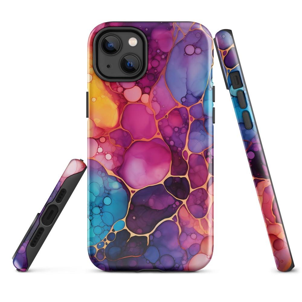 Liquid Crystals iPhone 14 Plus Tough Case 1 - Glossy - https://ascensionemporium.net