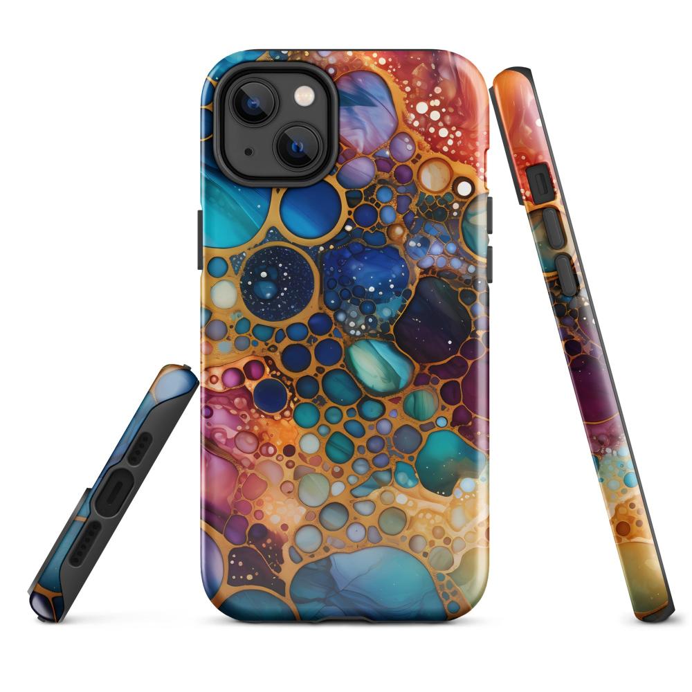 Liquid Crystals iPhone 14 Plus Tough Case 3 - Glossy - https://ascensionemporium.net