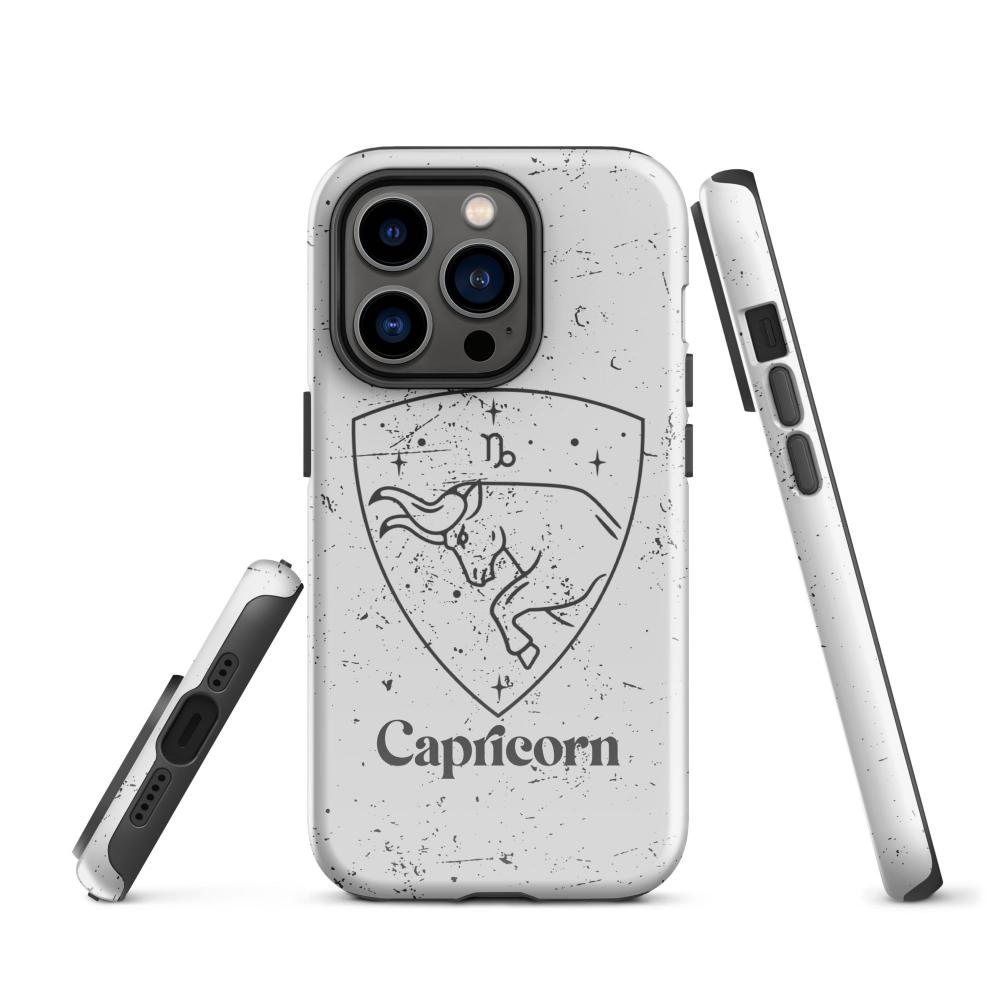 Capricorn Zodiac iPhone 14 Pro Tough Case - Glossy Finish - https://ascensionemporium.net