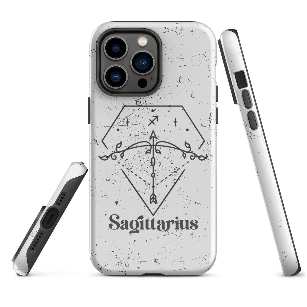 Sagittarius Zodiac iPhone 14 Pro Max Tough Case - Glossy Finish - https://ascensionemporium.net
