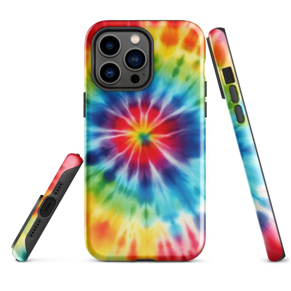 Tie Dye iPhone 14 Pro Max Tough Case - Glossy Finish - https://ascensionemporium.net