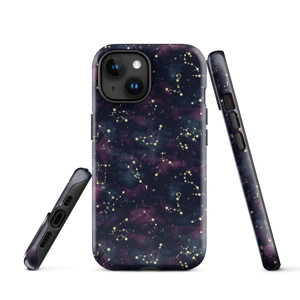 Star Constellations Tough Case for iPhone 15 - Glossy Finish - https://ascensionemporium.net