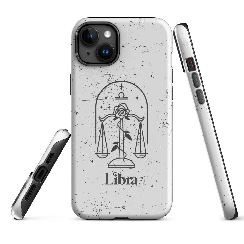 Libra Zodiac iPhone 15 Plus Tough Case - Glossy Finish - https://ascensionemporium.net