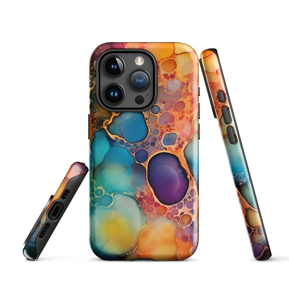 Liquid Crystals iPhone 15 Pro Tough Case 2 - Glossy - https://ascensionemporium.net