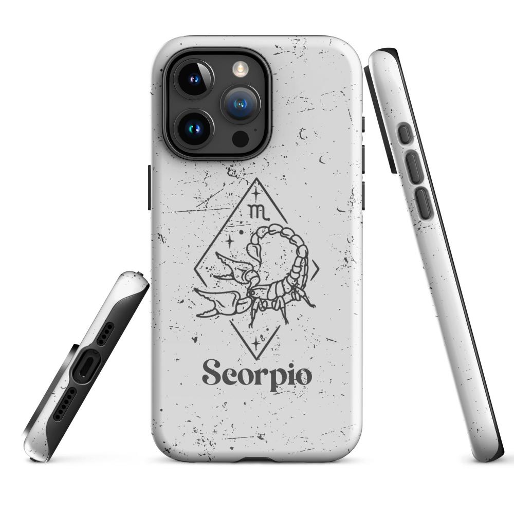 Scorpio Zodiac iPhone 15 Pro Max Tough Case - Glossy Finish - https://ascensionemporium.net