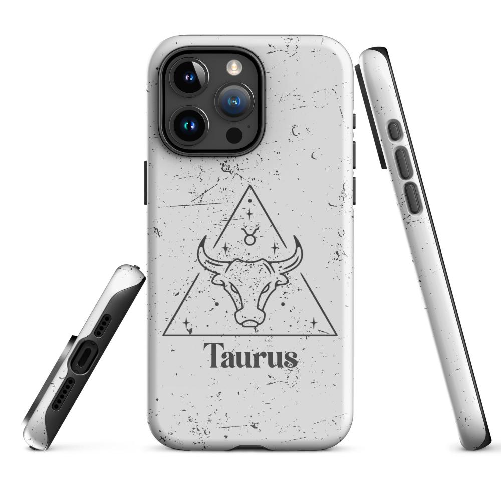 Taurus Zodiac iPhone 15 Pro Max Tough Case - Glossy Finish - https://ascensionemporium.net