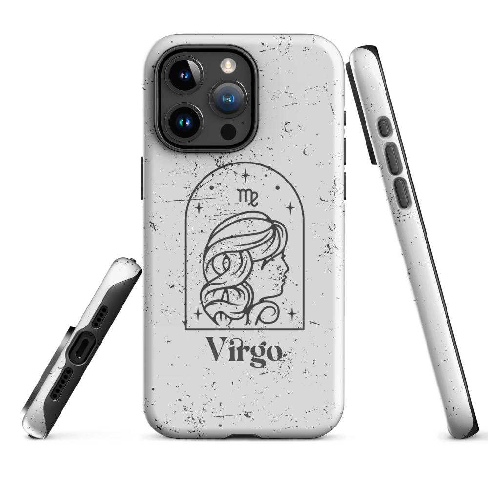 Virgo Zodiac iPhone 15 Pro Max Tough Case - Glossy Finish - https://ascensionemporium.net