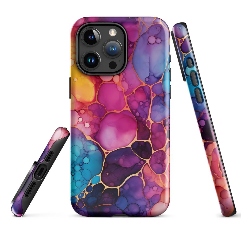 Liquid Crystals iPhone 15 Pro Max Tough Case 1 - Glossy - https://ascensionemporium.net