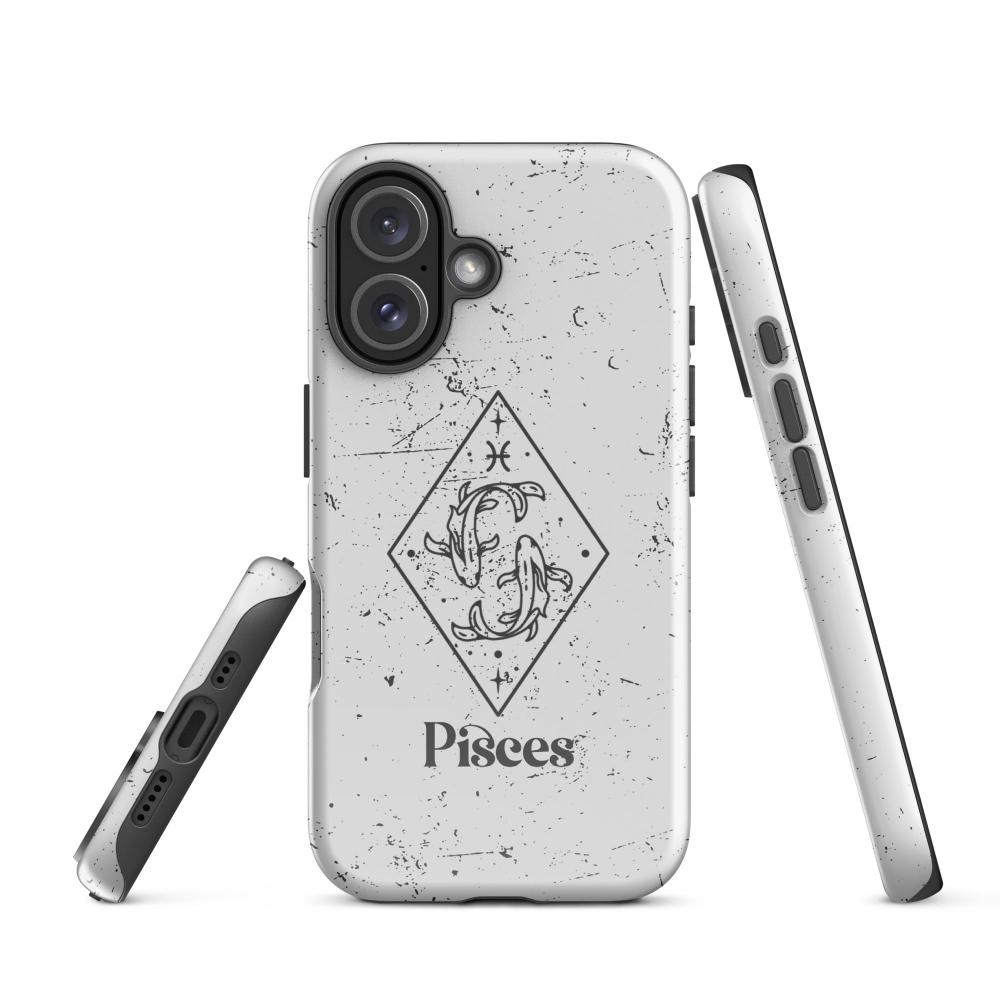 Pisces Zodiac iPhone 16 Tough Case - Glossy Finish - https://ascensionemporium.net