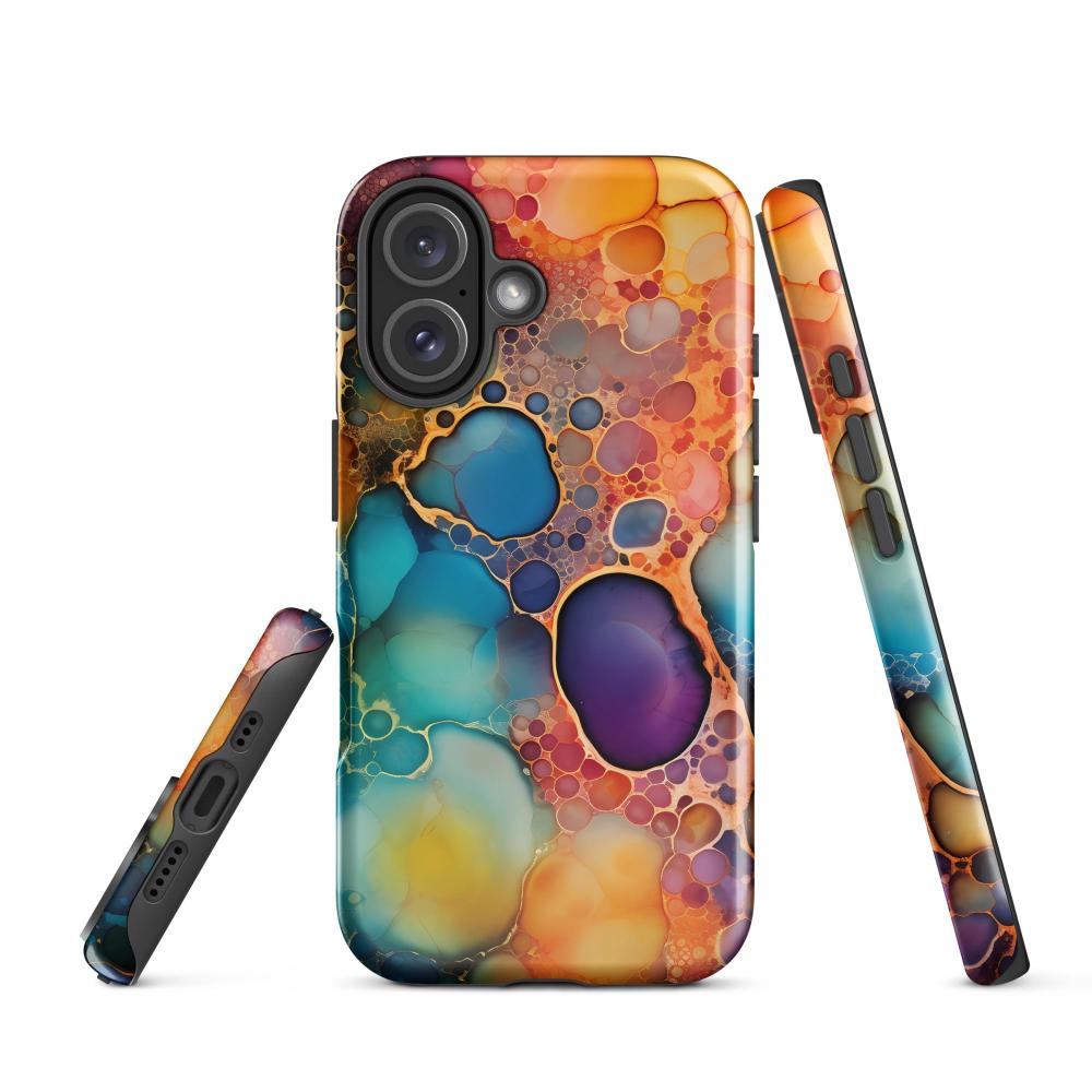 Liquid Crystals iPhone 16 Tough Case 2 - Glossy - https://ascensionemporium.net