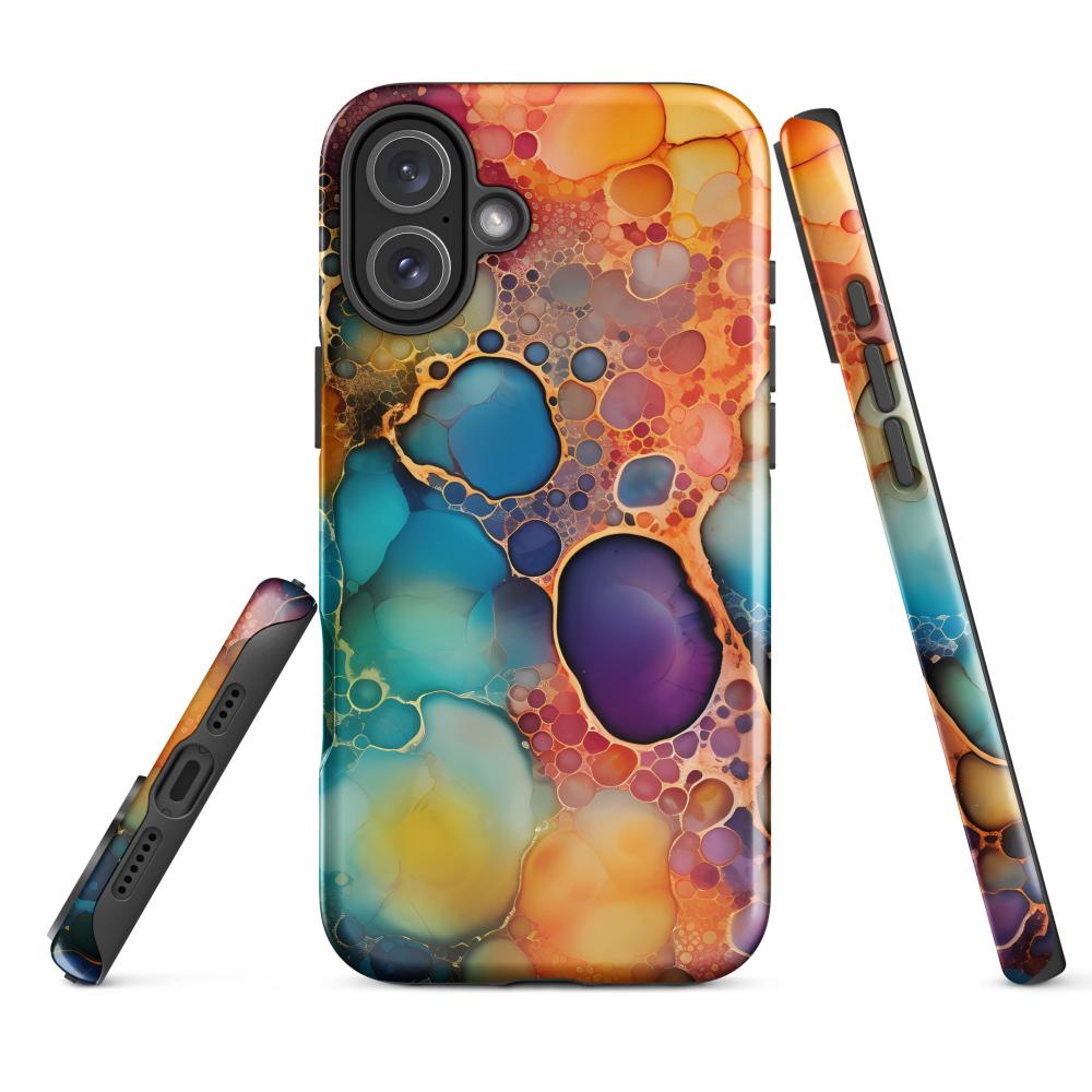 Liquid Crystals iPhone 16 Plus Tough Case 2 - Glossy - https://ascensionemporium.net