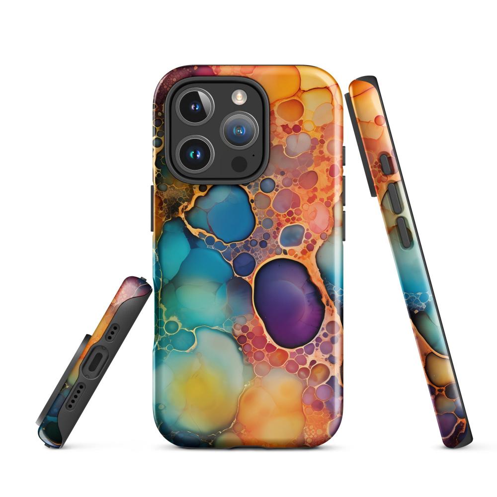 Liquid Crystals iPhone 16 Pro Tough Case 2 - Glossy - https://ascensionemporium.net