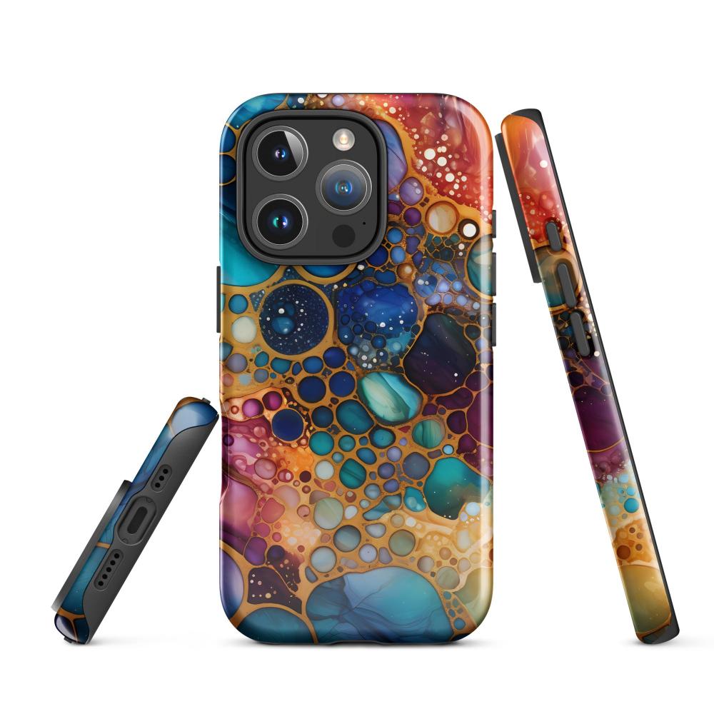 Liquid Crystals iPhone 16 Pro Tough Case 3 - Glossy - https://ascensionemporium.net