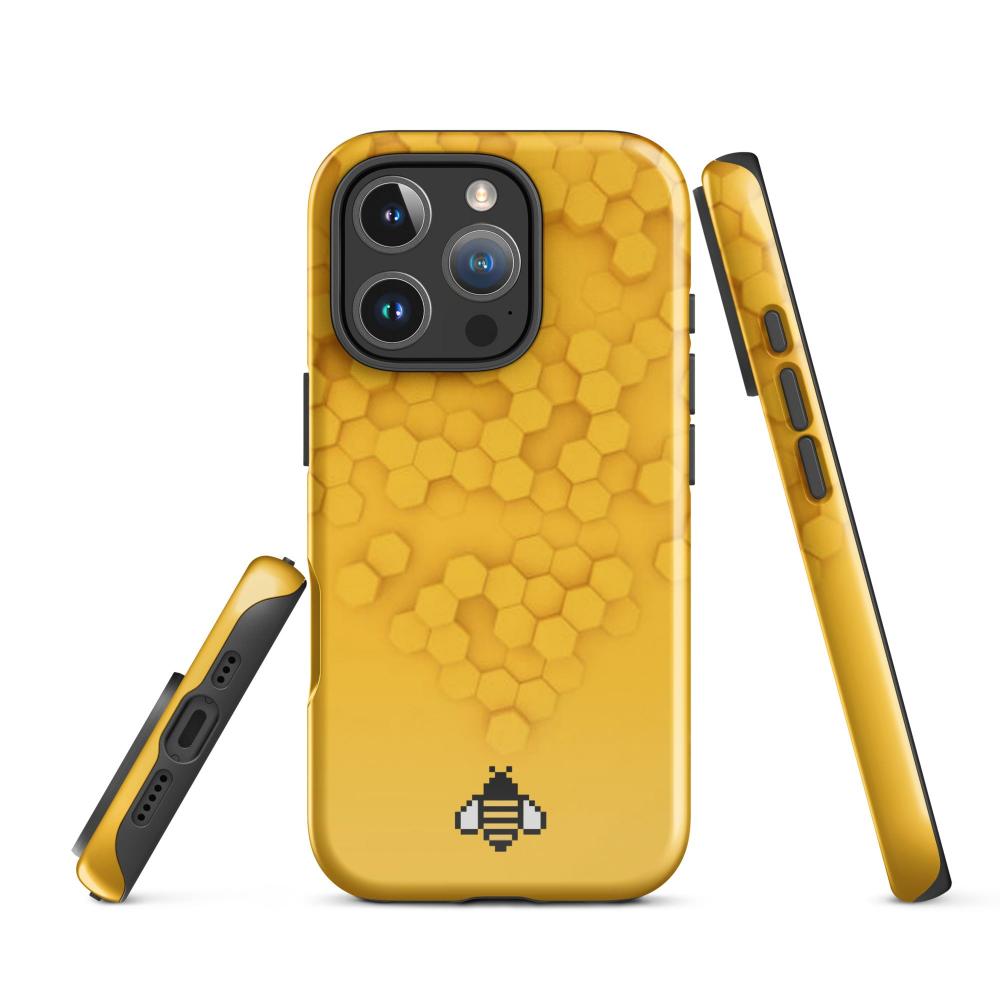Honeycomb Tough Case for iPhone 16 Pro - Glossy Finish - https://ascensionemporium.net