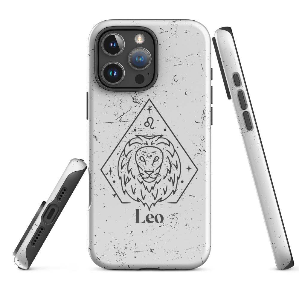 Leo Zodiac iPhone 16 Pro Max Tough Case - Glossy Finish - https://ascensionemporium.net