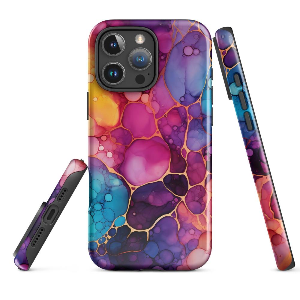 Liquid Crystals iPhone 16 Pro Max Tough Case 1 - Glossy - https://ascensionemporium.net