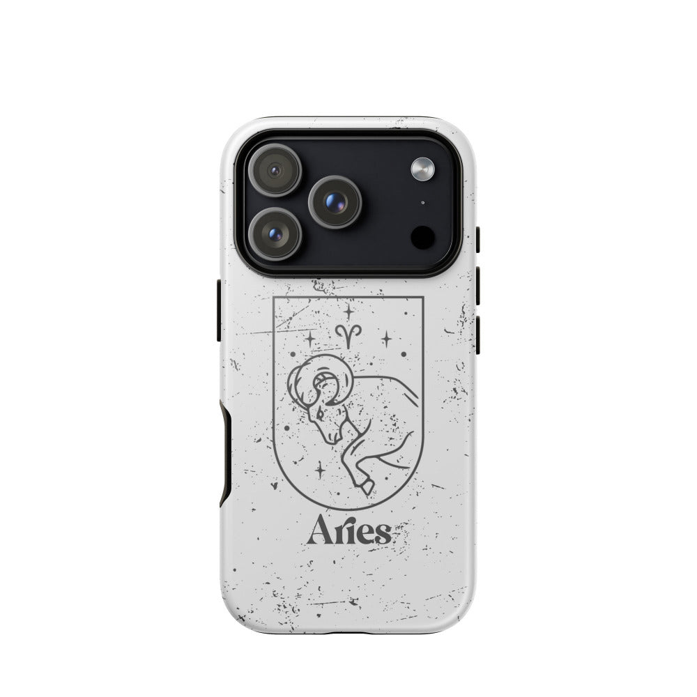 Aries Zodiac iPhone 17 Pro Tough Case - Glossy Finish - https://ascensionemporium.net