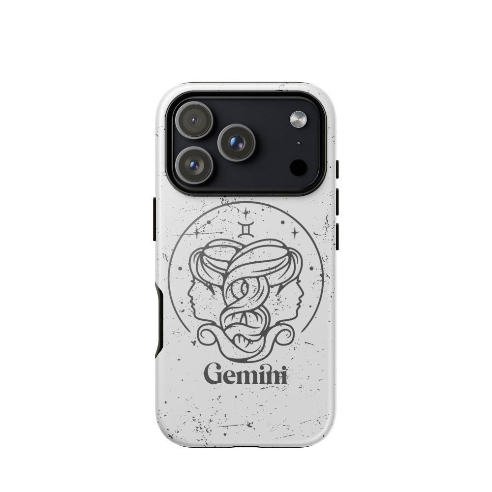 Gemini Zodiac iPhone 17 Pro Tough Case - Glossy Finish - https://ascensionemporium.net