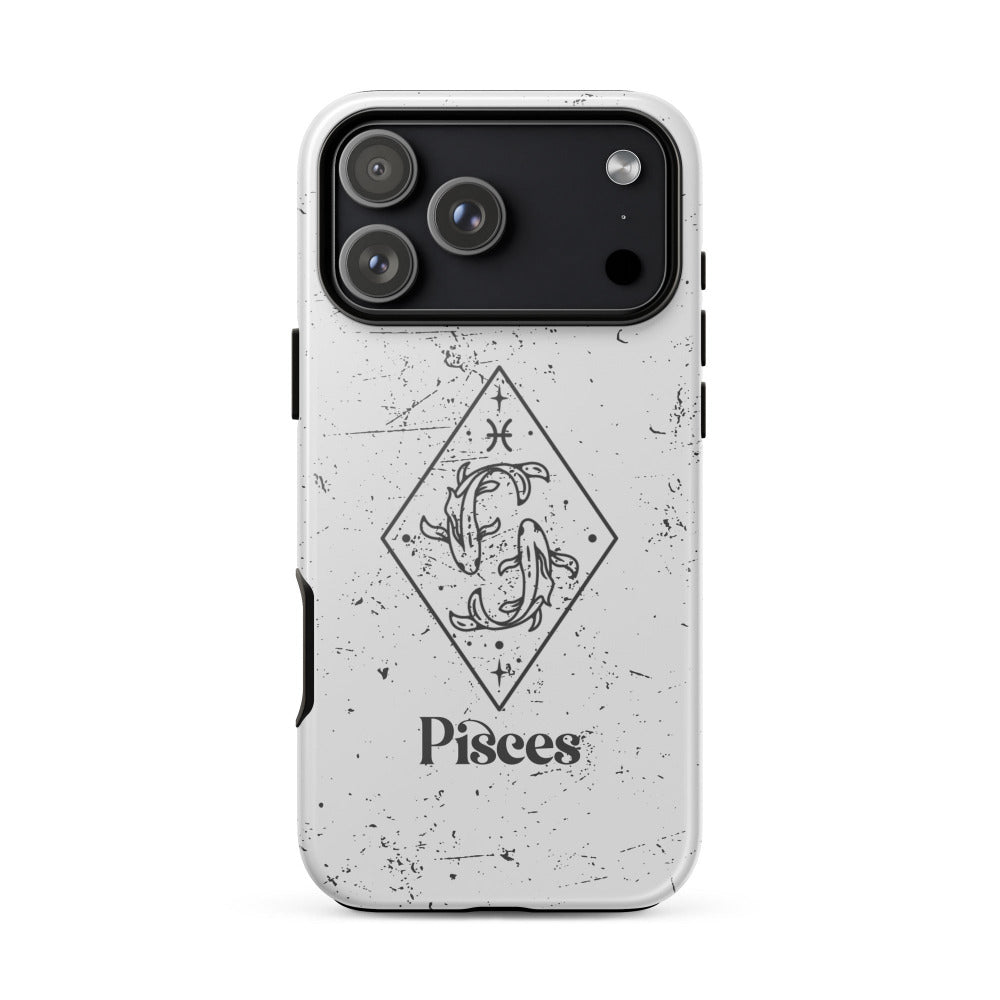 Pisces Zodiac iPhone 17 Pro Max Tough Case - Glossy Finish - https://ascensionemporium.net mockup
