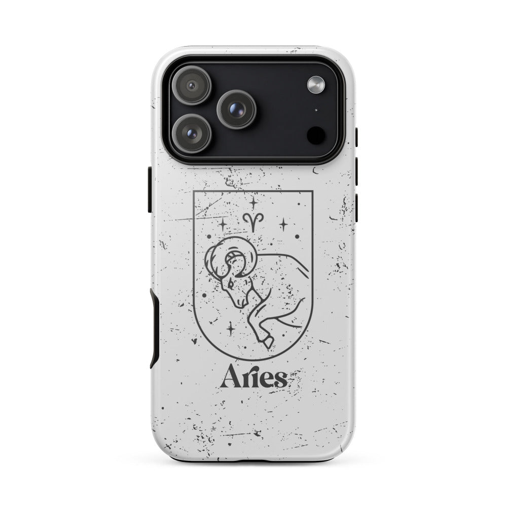 Aries Zodiac iPhone 17 Pro Max Tough Case - Glossy Finish - https://ascensionemporium.net