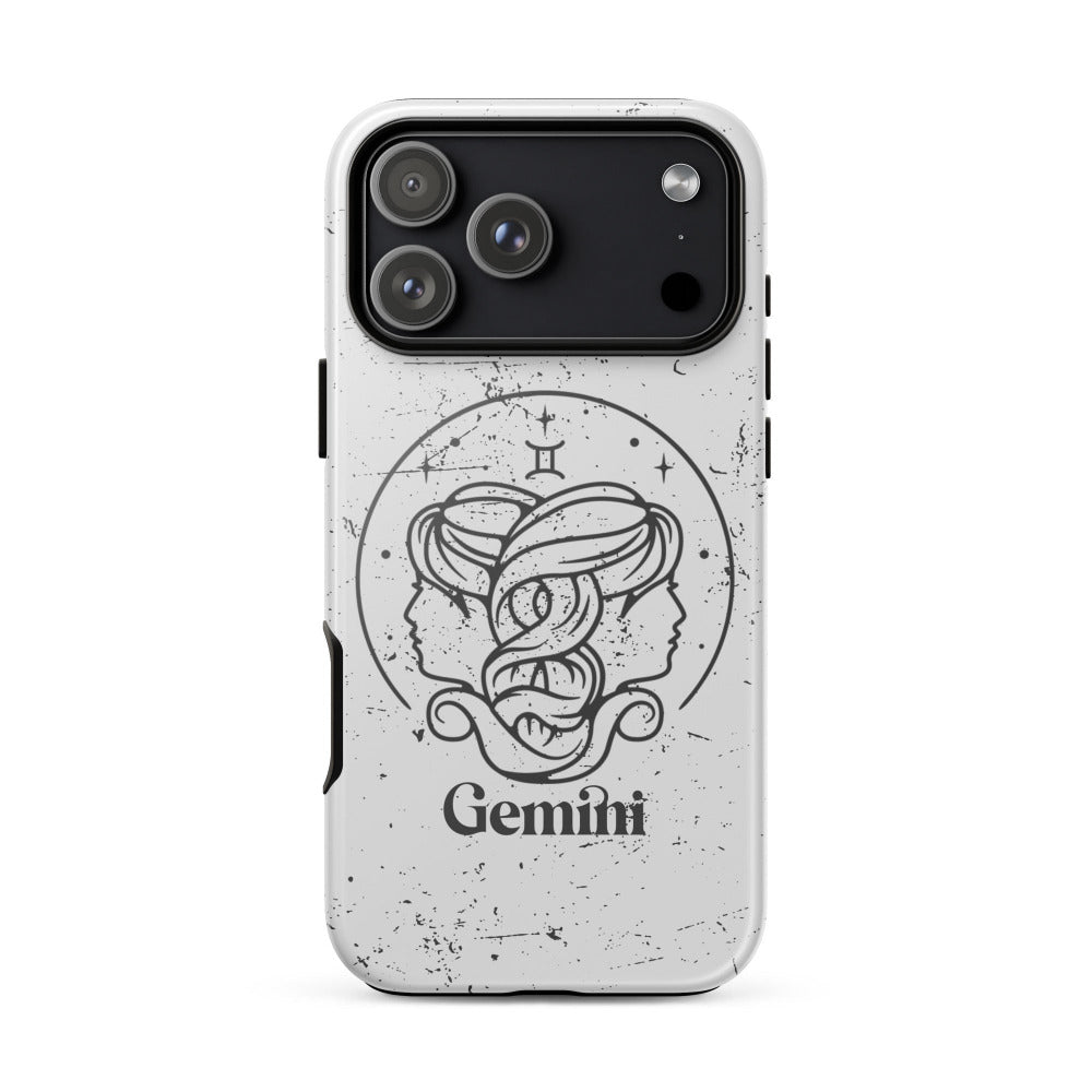 Gemini Zodiac iPhone 17 Pro Max Tough Case - Glossy Finish - https://ascensionemporium.net