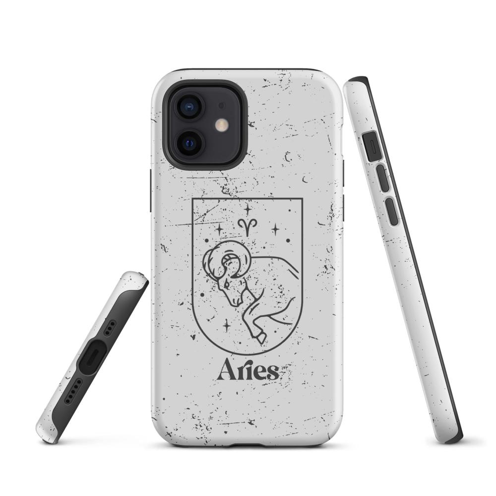 Aries Zodiac iPhone 12 Tough Case - Matte Finish - https://ascensionemporium.net