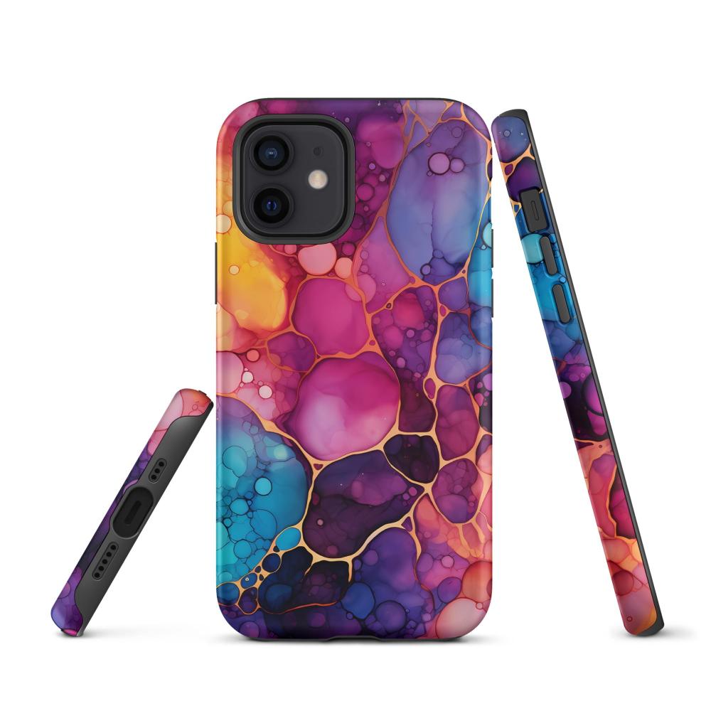 Liquid Crystals iPhone 12 Tough Case 1 - Matte - https://ascensionemporium.net