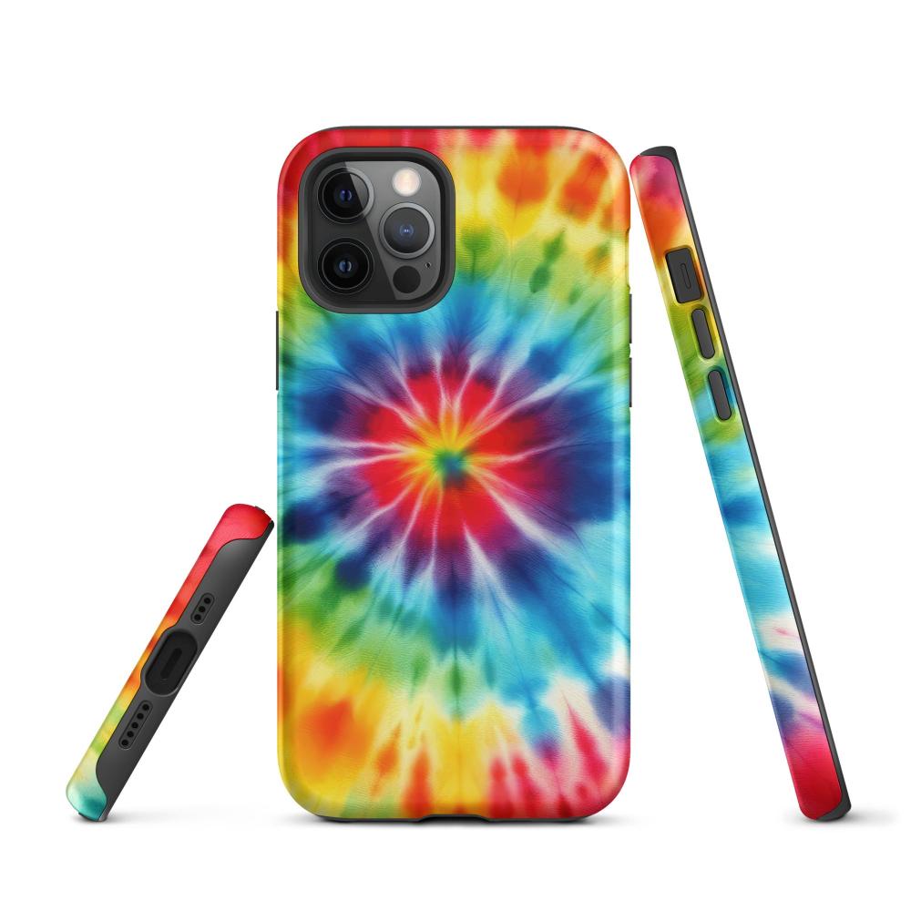 Tie Dye iPhone 12 Pro Tough Case - Glossy Finish - https://ascensionemporium.net