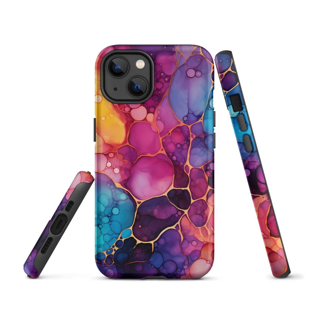 Liquid Crystals iPhone 13 Tough Case 1 - Matte - https://ascensionemporium.net