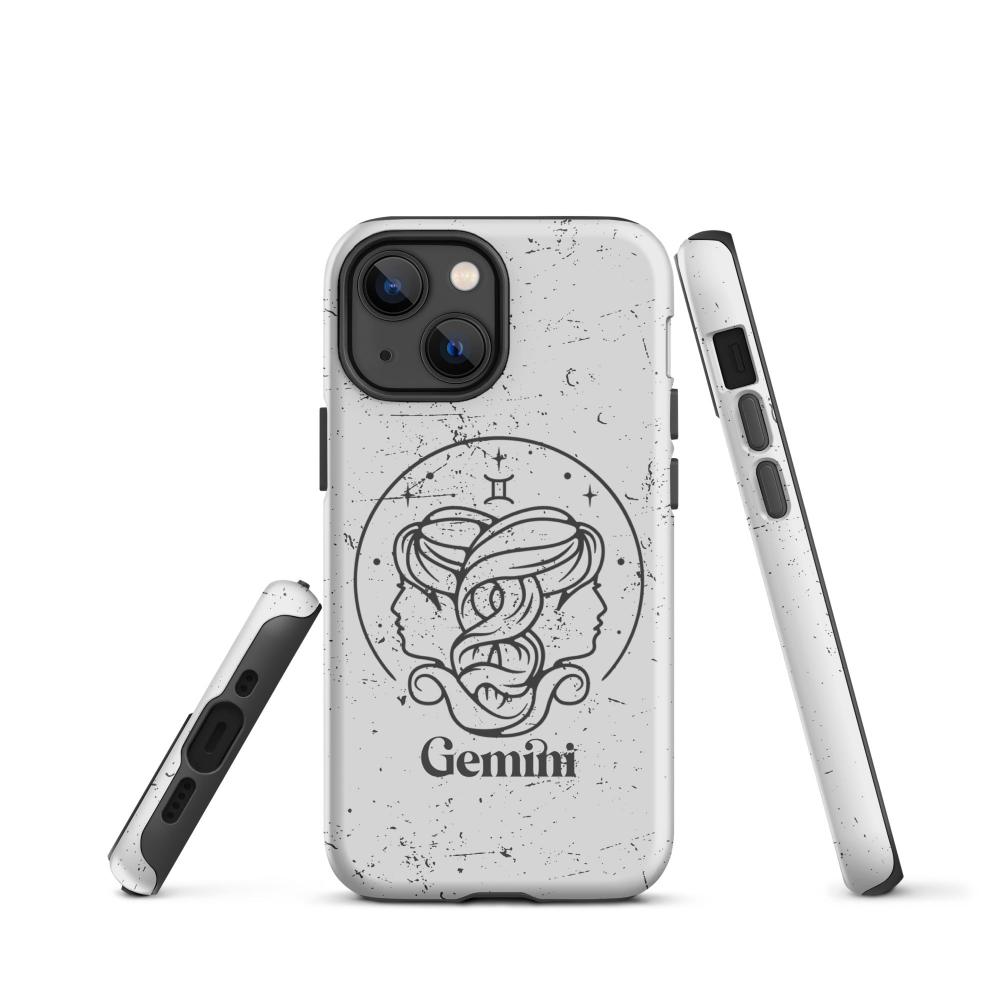 Gemini Zodiac iPhone 13 mini Tough Case - Matte Finish - https://ascensionemporium.net