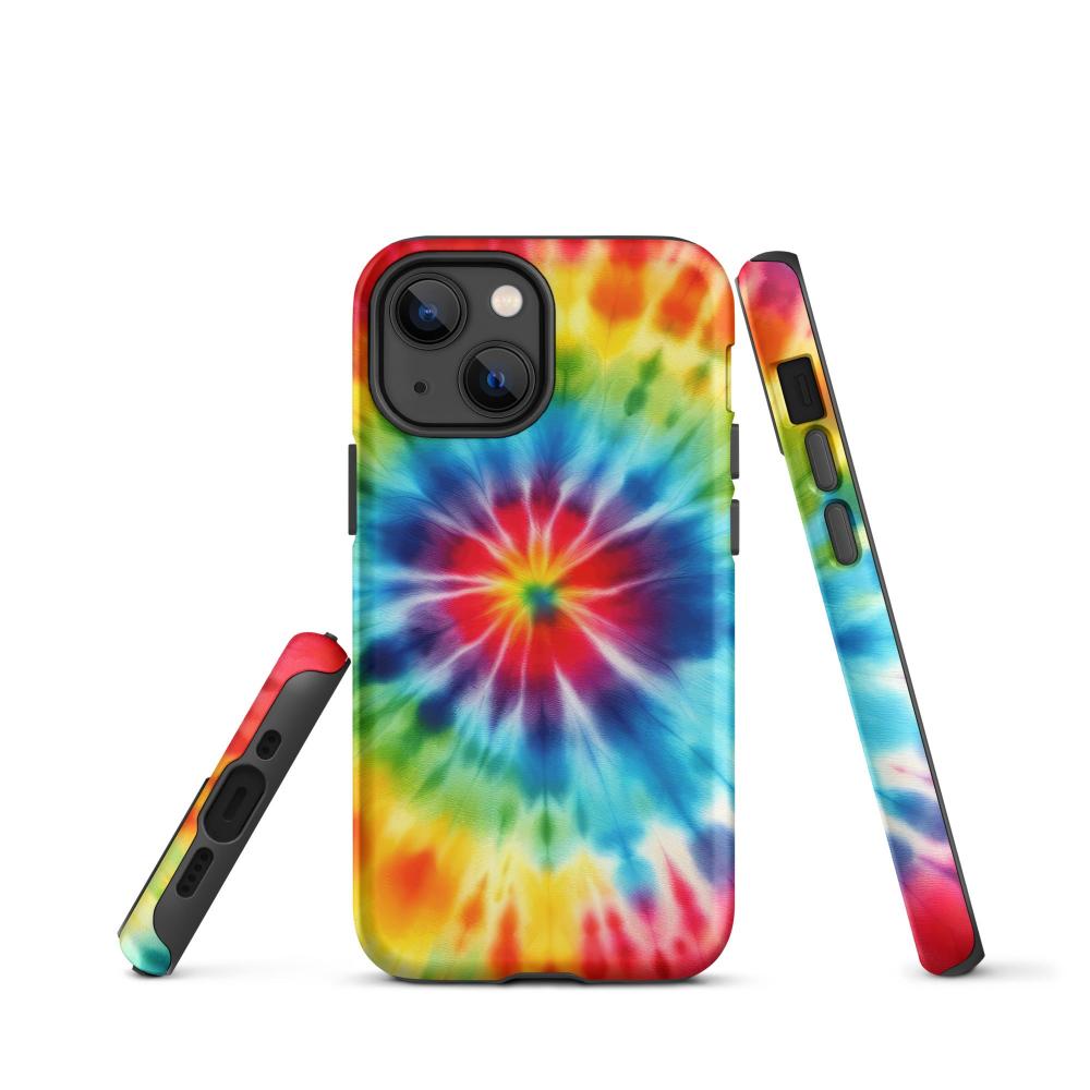 Tie Dye iPhone 13 mini Tough Case - Glossy Finish - https://ascensionemporium.net