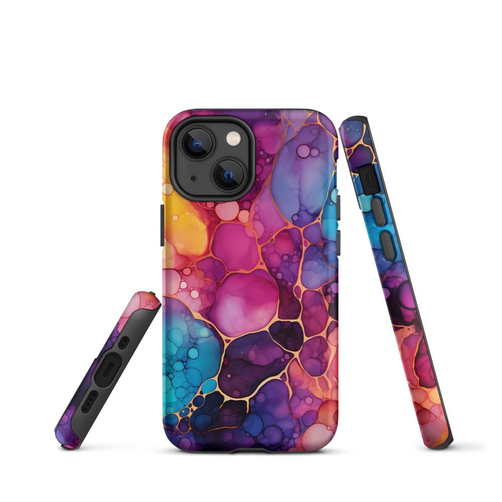 Liquid Crystals iPhone 13 mini Tough Case 1 - Matte - https://ascensionemporium.net