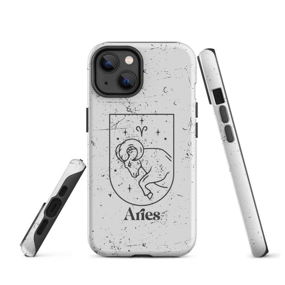 Aries Zodiac iPhone 14 Tough Case - Matte Finish - https://ascensionemporium.net